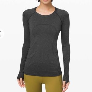 Lululemon Swiftly Speed Long Sleeve *Shine Size 6